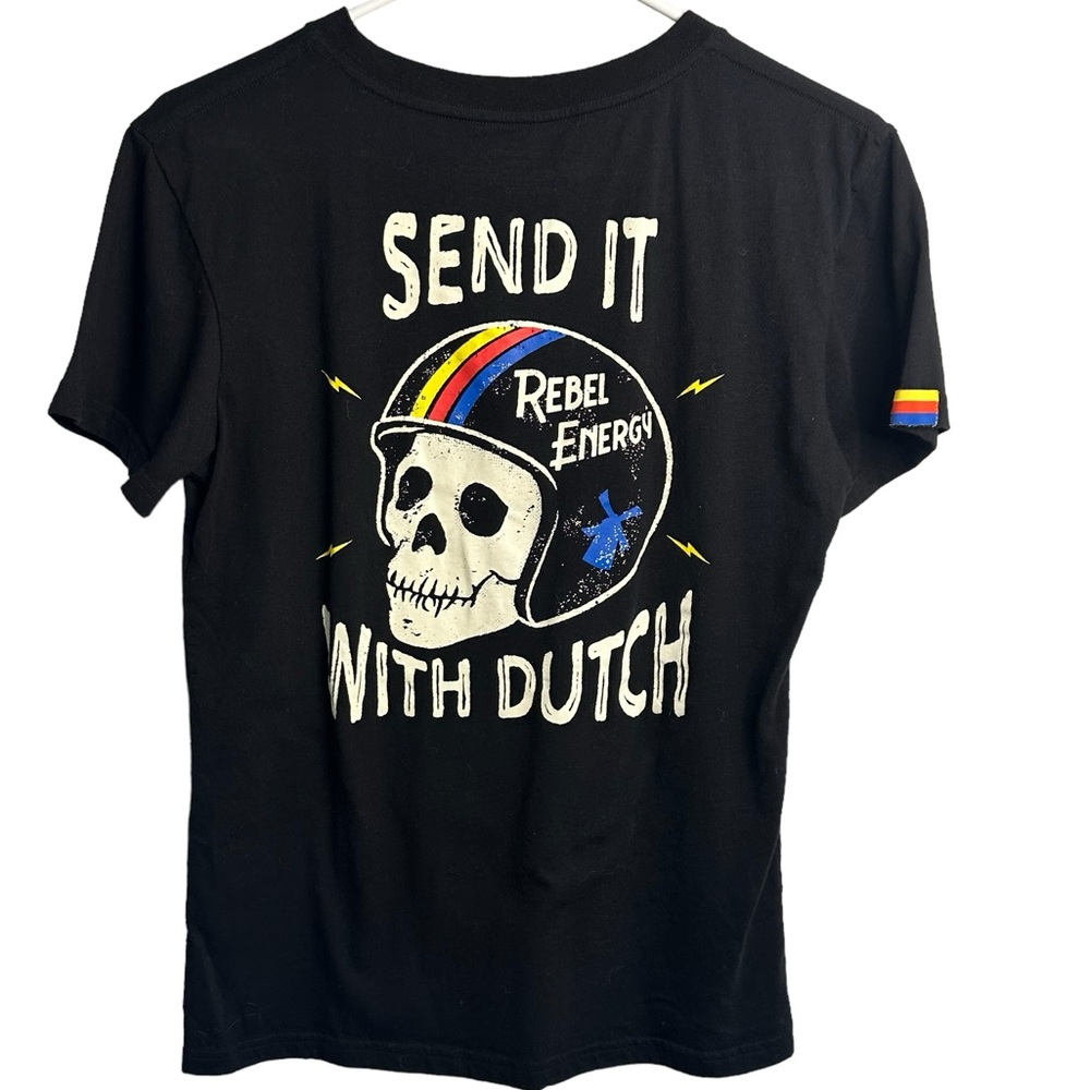 Dutch Bros Black “SEND IT WITH DUTCH” REBEL ENERGY XS+SMALL+MEDIUM+LARGE+XL